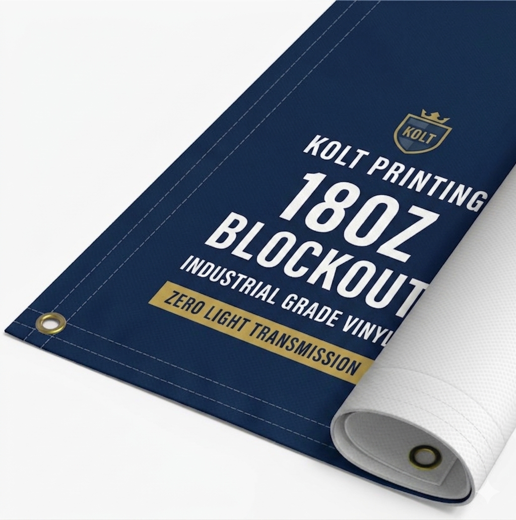 Most Durable - 18oz Blockout Banner