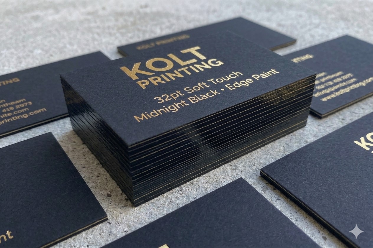 32pt Soft Touch Business Cards