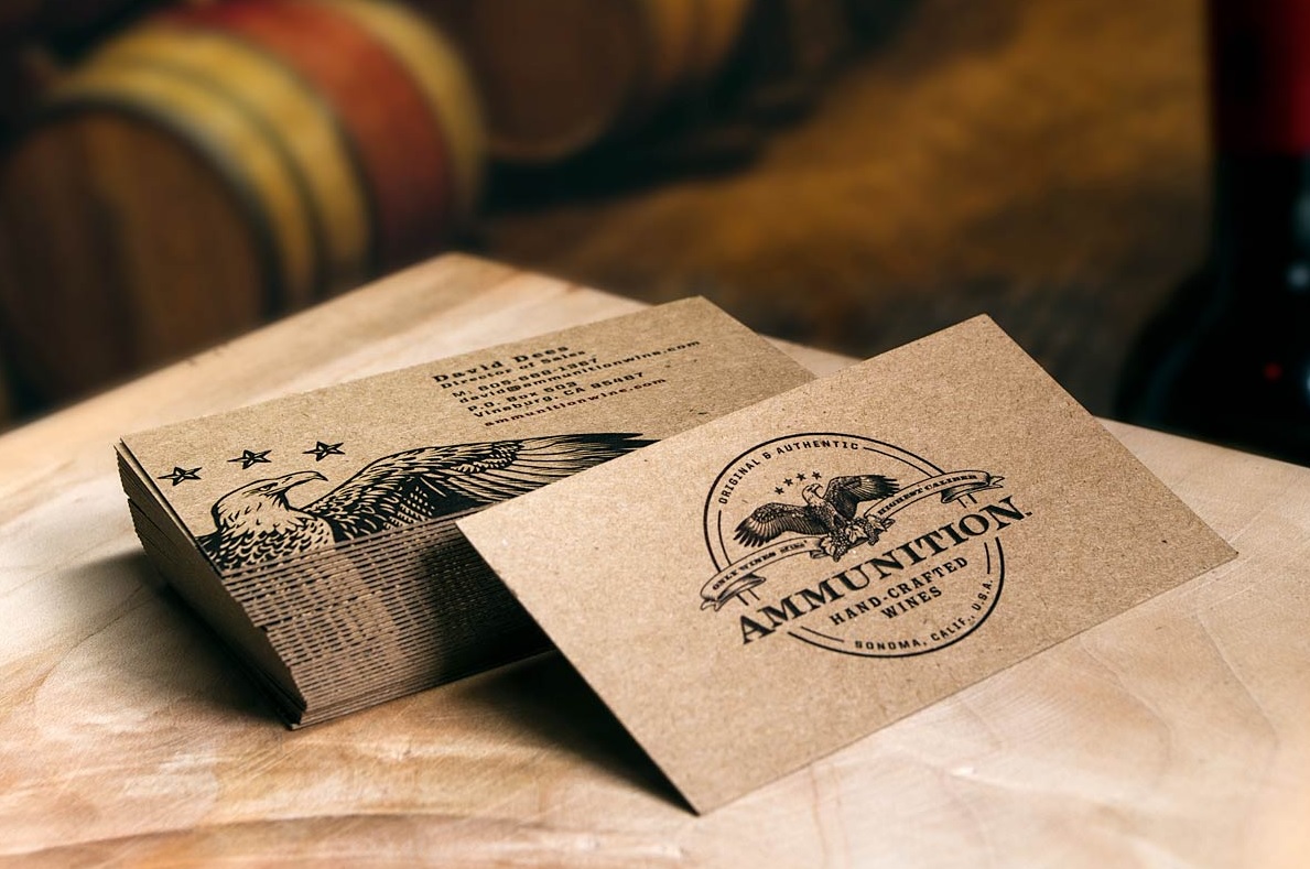 18pt Brown Kraft Business Cards (100% Recycled)