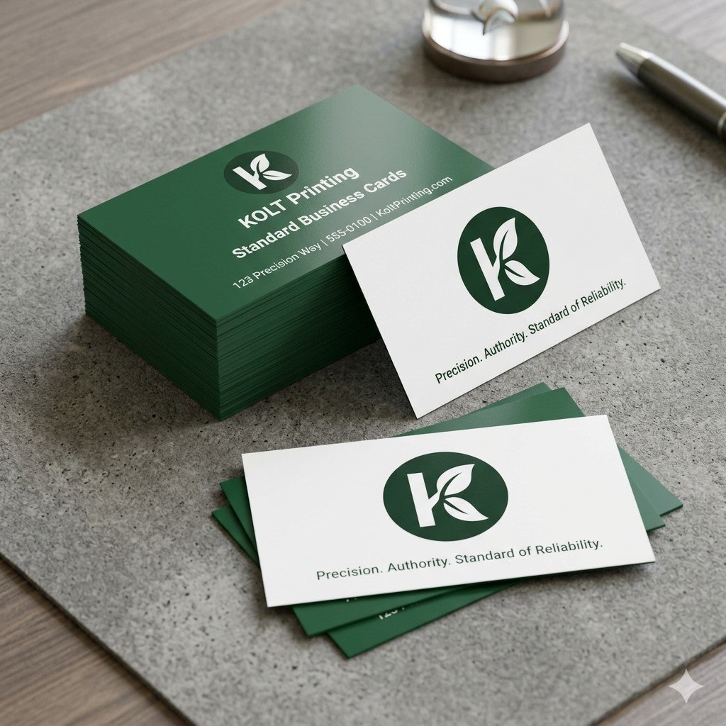 16pt Semi Gloss Business Cards 