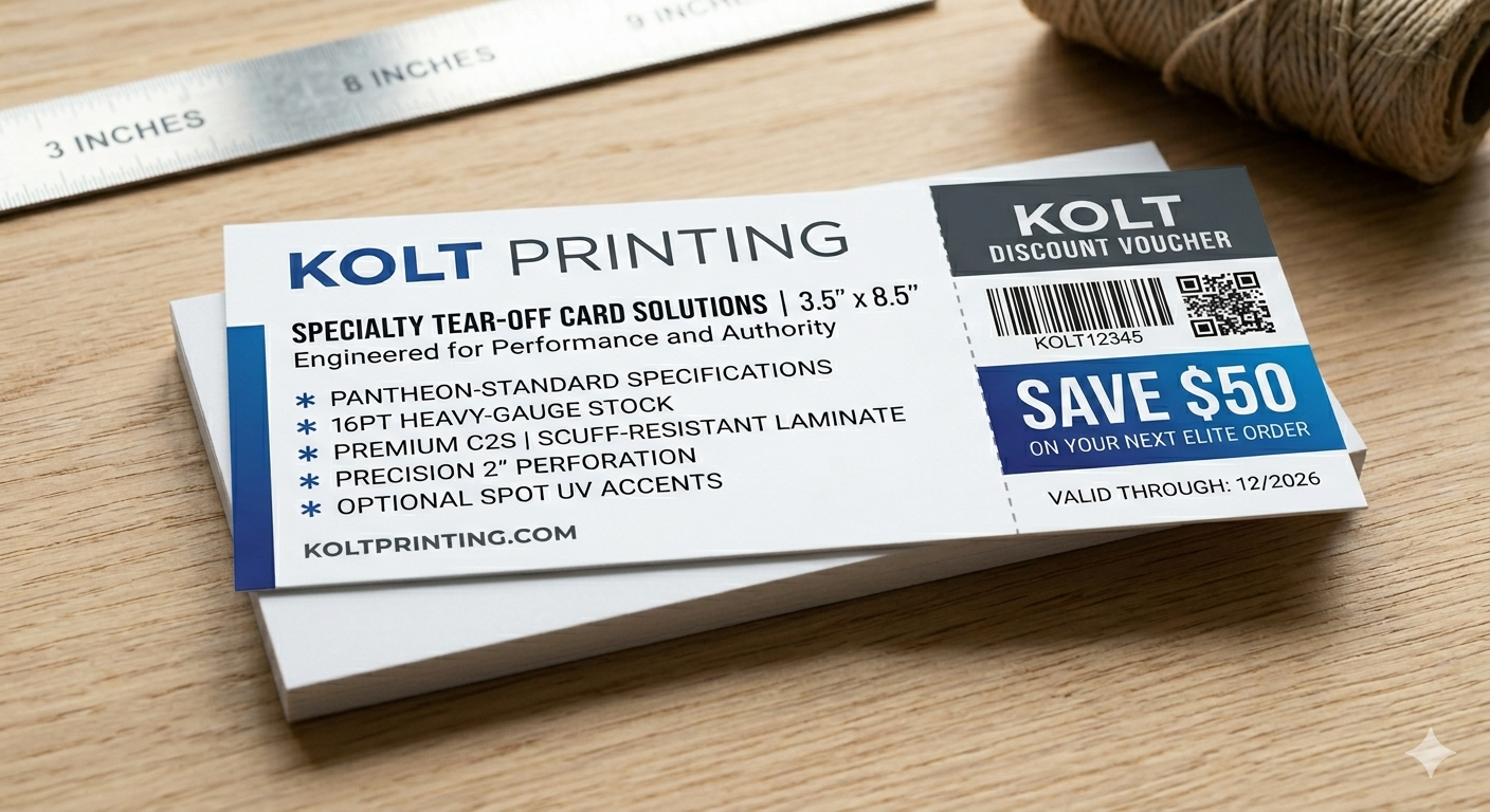 Tear Off  Flyers - 2" Perforation 
