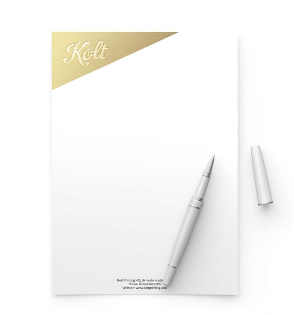 Foil Stamped Letterheads 