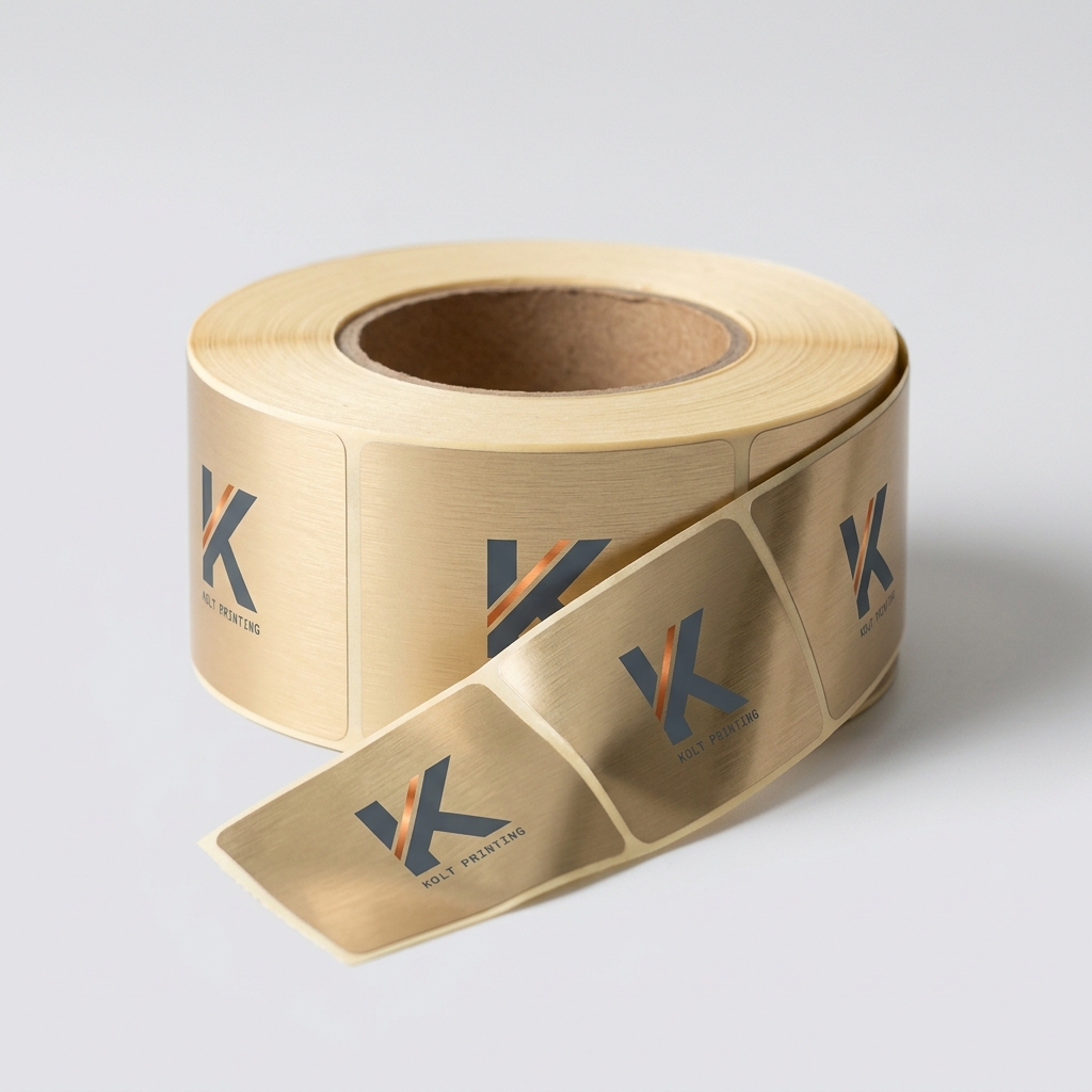 Gold Roll Labels