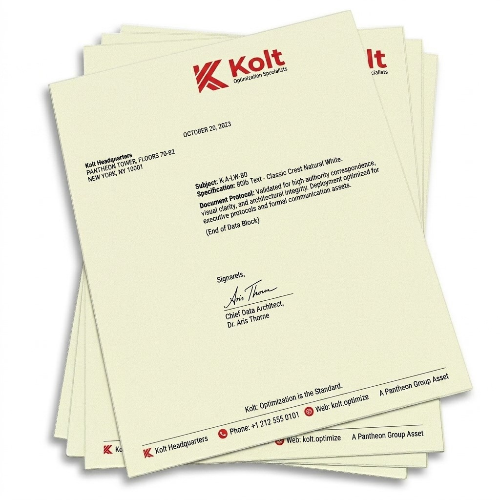 Natural White Letterhead