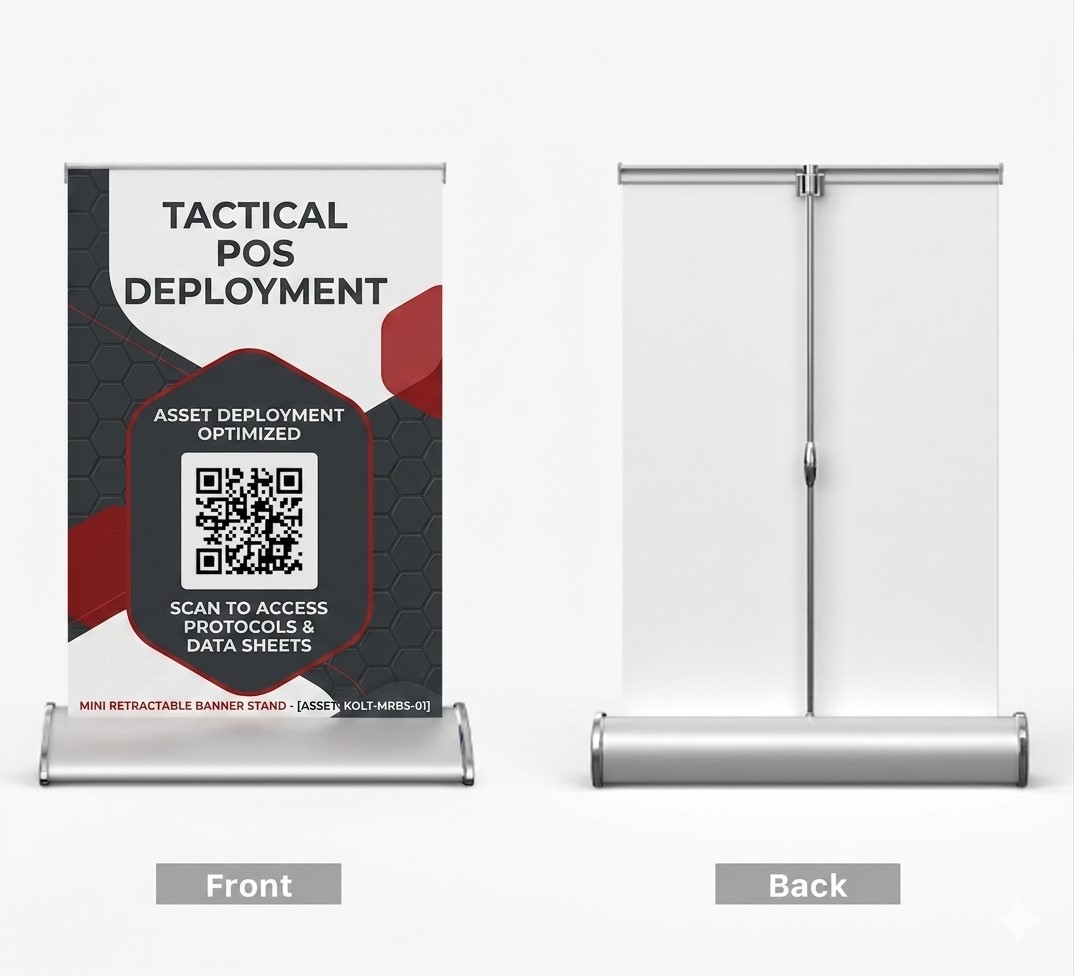 Table Top Banner Stand