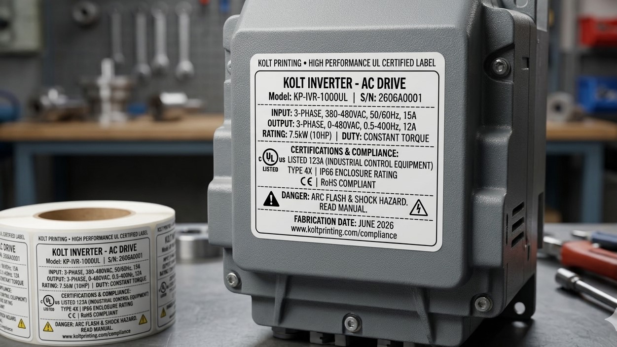 UL Certified Roll Labels