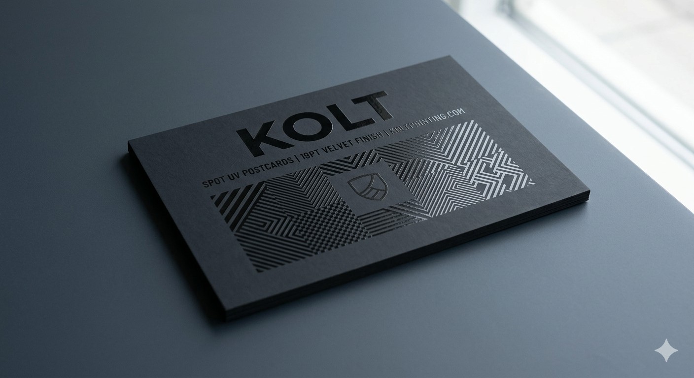 16pt Velvet Spot UV Postcards 