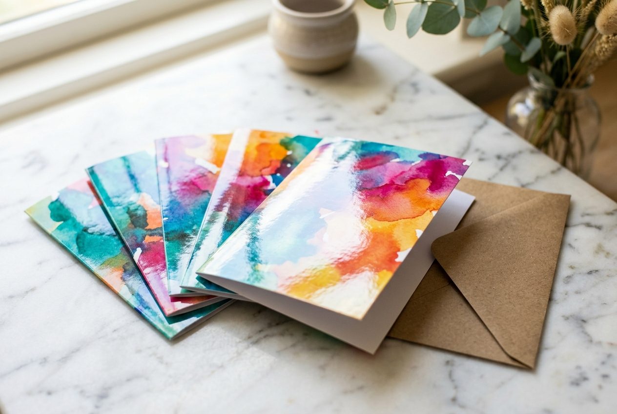 100lb Gloss Cover Greeting Cards