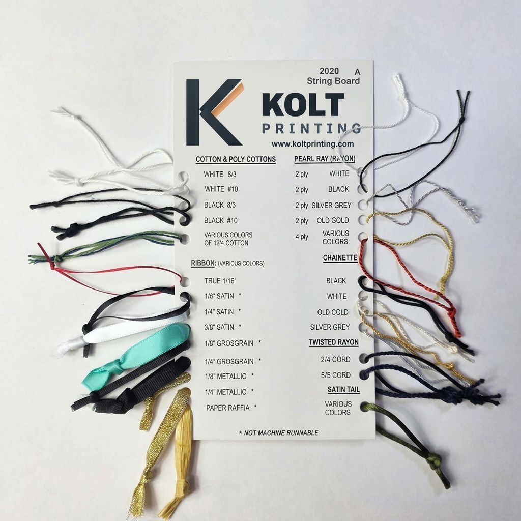 Kolt Printing string reference board A