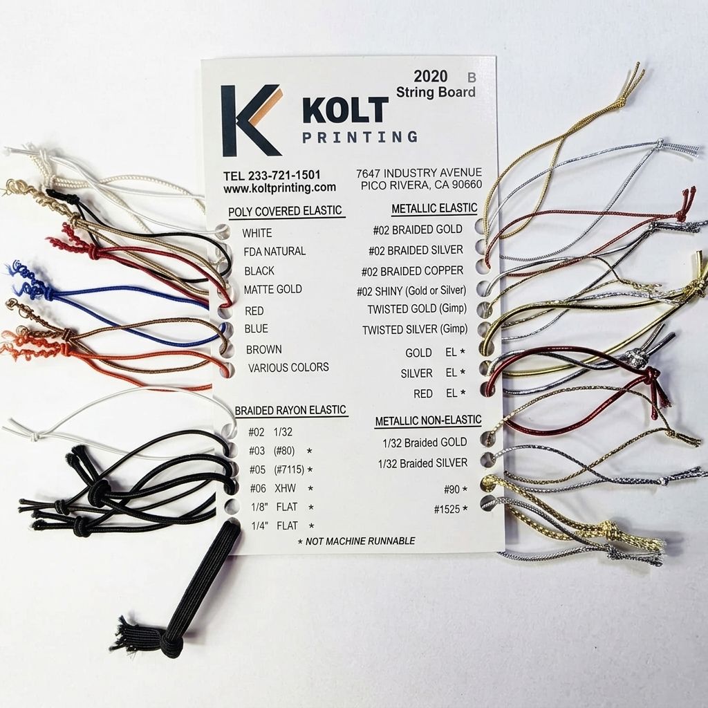 Kolt Printing string reference board B